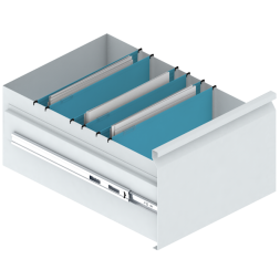 Шкаф картотечный ШК-3 А4 с замками на каждом ящике [9895]