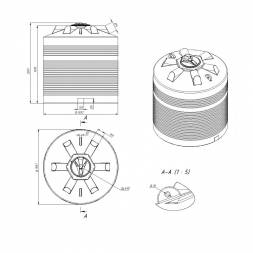 Емкость ЭВЛ 5000 л