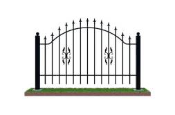 Забор металлический сварной секционный СЗ-12, 1 м²