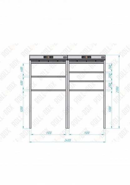 Роллетный шкаф ROLL-BOX SIMPLE Plus 24.05.23.V1-2