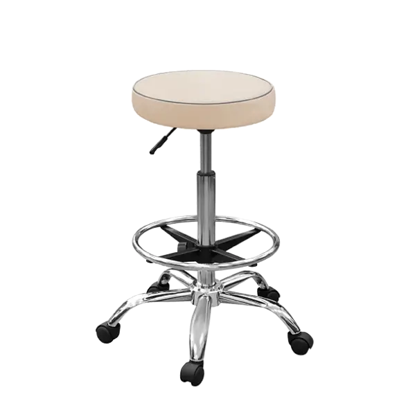 Лабораторный табурет с мягким сиденьем Т11-В кремовый [10897]