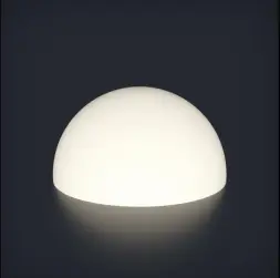 Полусфера Como 800 мм с подсветкой Подсветка: RGB/W, ландшафтное крепление