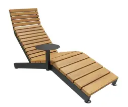 Лежак «Городской» со столиком