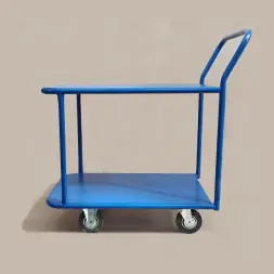 Тележка платформенная Стелла-техник КП-2-М-5-8-125-И, 2-х ярусная