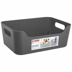 Корзинка универсальная SCANDI, 10л, серый