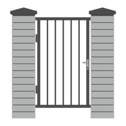 Кованая металлическая калитка МК1