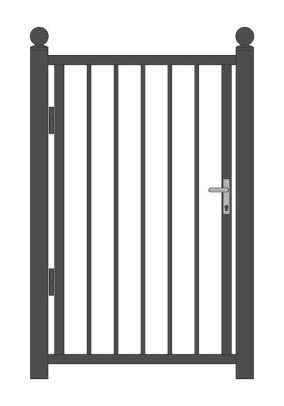 Кованая металлическая калитка МК1