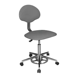 Кресло с ножным подъемом КР12 (обивка) серое [10700]