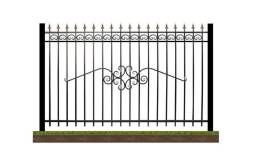 Забор металлический сварной секционный СЗ-17, 1 м²