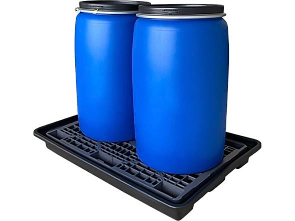 Емкость для локализации разлива жидкостей для 2-х бочек, 1362х962х160 мм