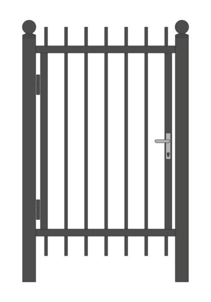 Кованая металлическая калитка МК2