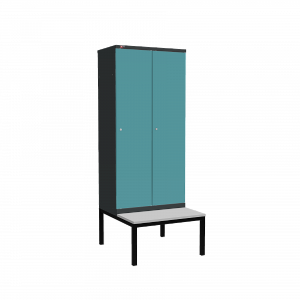 Шкаф ДиКом УНО-421 (RAL 7016+RAL 5018) [ ER-00031379 ]