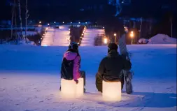 Светящийся куб Piazza 400 мм Подсветка: RGB/W, ландшафтное крепление