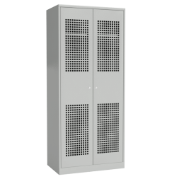 Шкаф с перфорированными дверьми для раздевалки [13003]