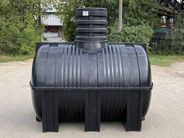 Емкость для дизельного топлива подземная горизонтальная, 3000 л, черный [TDT3000Y1]