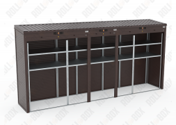 Шкаф уличный ROLL‑BOX VILLAGE ROOF XL-3.1