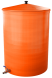 Бочка пластиковая садовая с краном 3/4" из латуни для дождевой воды и полива, 150л, терракотовый [352]