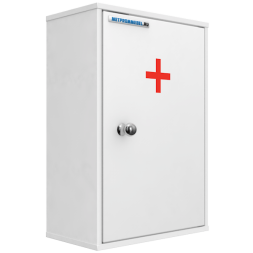 Аптечка металлическая с ручкой [9204]