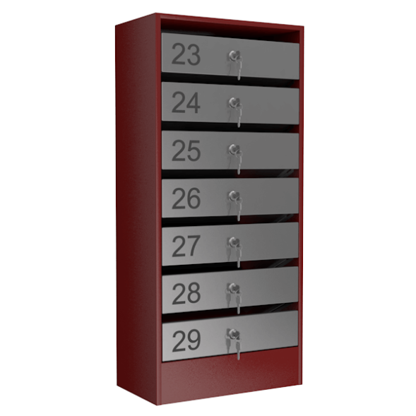 Почтовый ящик на 7 ячеек серия Эталон [12104]