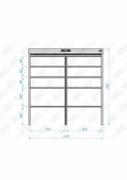 Роллетный шкаф ROLL-BOX SIMPLE Plus 24.05.44.V2-1