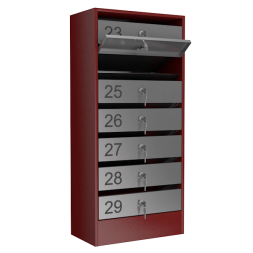 Почтовый ящик на 7 ячеек серия Эталон [12105]