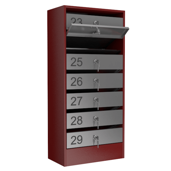 Почтовый ящик на 7 ячеек серия Эталон [12105]
