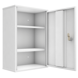 Металлическая аптечка с замком [9206]