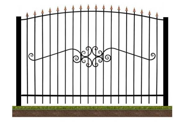 Забор металлический сварной секционный СЗ-22, 1 м²