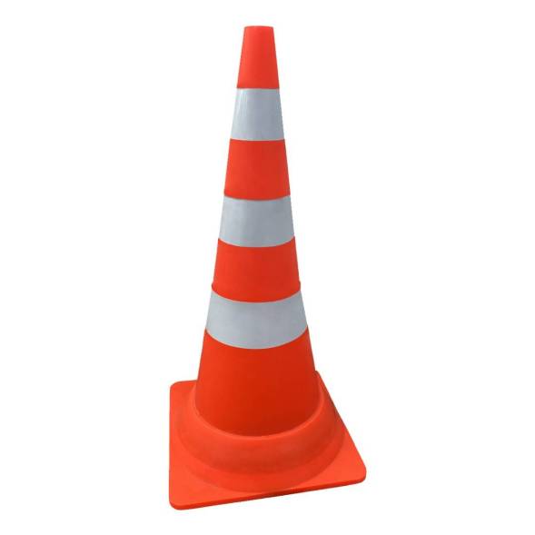 Конус дорожный 750 мм, 3 светоотражающих полосы