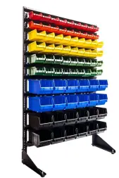 Стеллаж с пластиковыми ящиками 1501-2/4/4 CH-Kombo