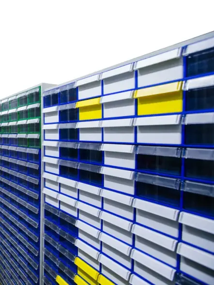 Шкаф в сборе Стелла-техник С-2-126 на 126 коробов, ЛДСП