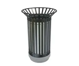 Урна «Параллель с бетонным основанием»