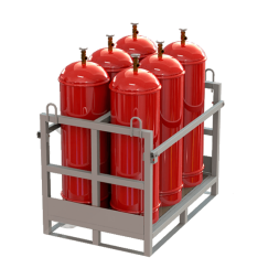 Контейнер для 6 пропановых газовых баллонов КГБ-10 [10308]