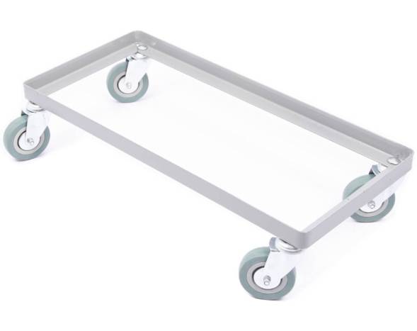 Тележка для ящиков металлическая 800х400 , 4 колеса 100 мм