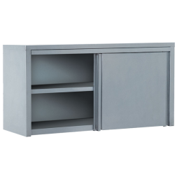 Полка закрытая из нержавеющей стали 600x950x400 [12308]