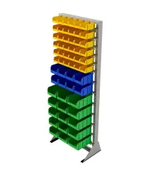 Стойка Стелла-техник односторонняя D1-06-02-05 с ящиками, 2020х735 мм