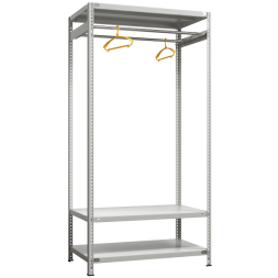 Стеллаж для одежды SFC 2000х1000х600 с двумя полками [14908]