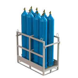 Контейнер для 8 кислородных газовых баллонов КГБ-11 [10309]