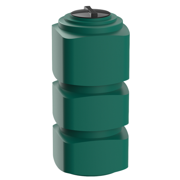 Емкость пластиковая для питьевой воды и дизельного топлива, 500 л, 1500x650x650 мм, зеленый [TF500S2]