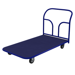 Тележка для склада с резиновым настилом ТПР-7 1400x800x700 [16410]