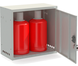Шкаф для газовых баллонов ШГР 27-2-4(2x27л)