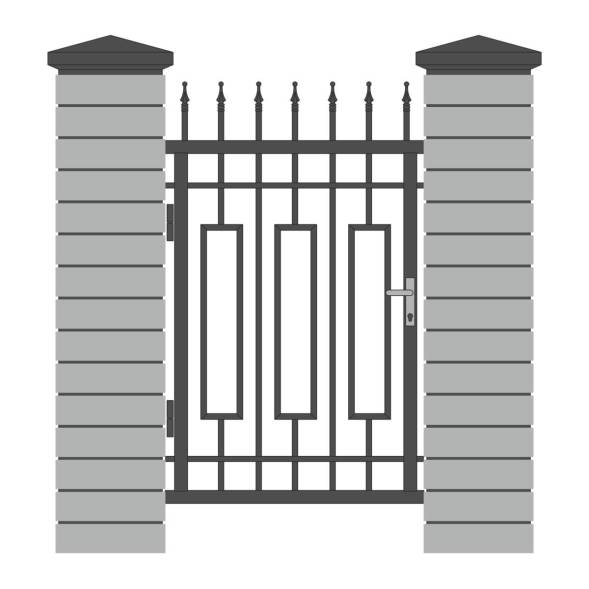 Кованая металлическая калитка МК12