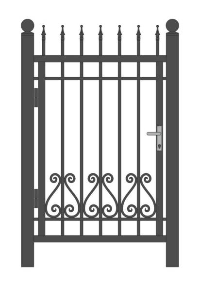 Кованая металлическая калитка МК13