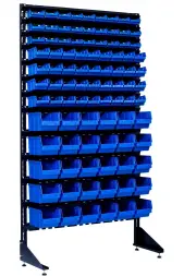 Стеллаж с пластиковыми ящиками 1801-2/6/4 S