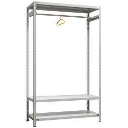 Стеллаж для одежды SFC 2000х1200х500 3 полки 1 штанга [14912]