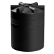 Емкость (резервуар) пластиковая вертикальная с крышкой, 6000 л, черный [TV6000S1]
