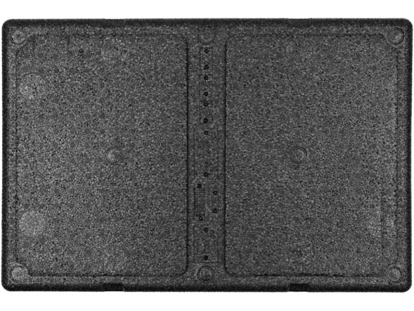 Термобокс пенополипропиленовый с крышкой STP PRO, 600х400х240 мм, 32 л, 55 кг/м3