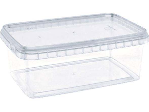 Ведро пластиковое прямоугольное, 1.2 л [4119]