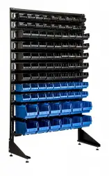 Стеллаж с пластиковыми ящиками 1501-2/7/2 CH-S