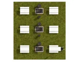 Мангальная зона №2 на 37 мест